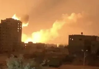 Sebuah video yang di unggah melalui instagram menampilkan Militer Israel menyerang area sekitar RS Indonesia di Gaza. Imbas gempuran tersebut, hingga kini 12 orang dilaporkan tewas. (Tangkapan Layar Instagram @eye.on.palestine)