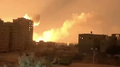 Sebuah video yang di unggah melalui instagram menampilkan Militer Israel menyerang area sekitar RS Indonesia di Gaza. Imbas gempuran tersebut, hingga kini 12 orang dilaporkan tewas. (Tangkapan Layar Instagram @eye.on.palestine)