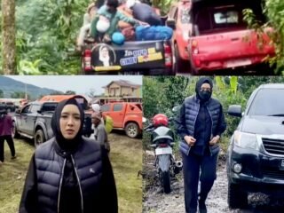 Sigap dan Tangguh, Cindy Monica Pastikan Keamanan dan Logistik Relawan Evakuasi Korban Erupsi Gunung Marapi