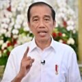 Presiden Joko Widodo saat memberikan pernyataan soal surat dari FIFA di Istana Merdeka pada Jumat (7/10/2022). (Dok. Sekretariat Presiden)