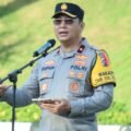 Brigjen Pol Gupuh Setiyono, S.Ik., MH pimpin apel pagi perdana di Mapolda Sumbar