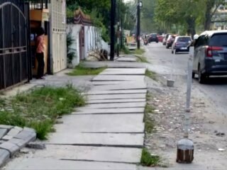 Salah satu drainase di Kota Medan, (17/1/23) (dok.Adha)