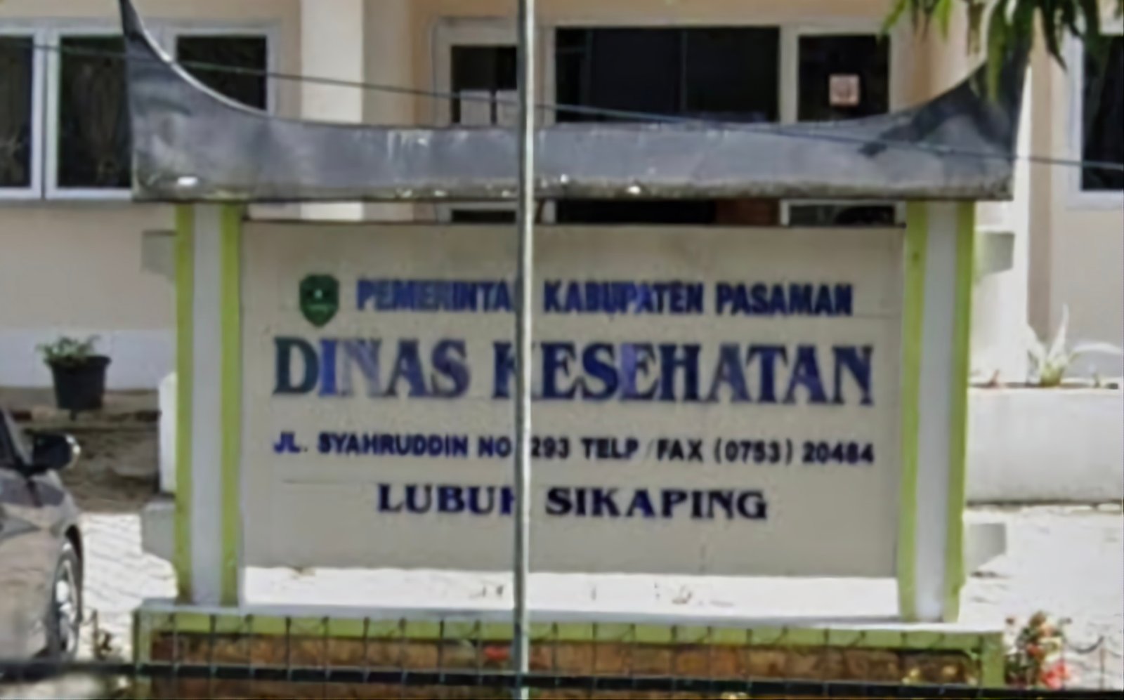 Kantor Dinas Kesehatan Kabupaten Pasaman