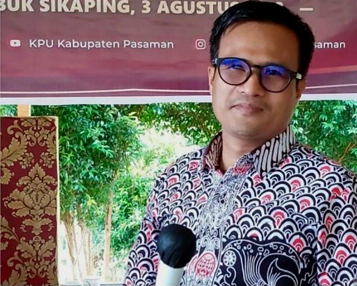 Ketua KPU Kabupaten Pasaman, Taufiq (dok. Antaranews)