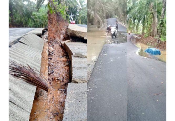 Kondisi Proyek Kementerian Pekerjaan Umum dan Perumahan Rakyat (PUPR) melalui Balai Pelaksana Jalan Nasional (BPJN) Provinsi Bengkulu. (Dok. Kolase foto berbagai sumber)