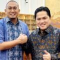 Anggota DPR RI Andre Rosiade bersama Menteri BUMN Erick Thohir. Foto: dok. istimewa detikcom