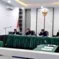 Sidang sengketa informasi publik tahap pembuktian pemohon media online PenaHarian.com dengan termohon Badan Amil Zakat Nasional (BazNas) Sumatera Barat, Kamis (19/9/2024) di ruang sidang Komisi Informasi Sumatera Barat