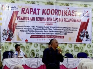 Muhammad Taufik, anggota tim pemeriksa daerah DKPP RI 2022-2024 sekaligus dosen sosiologi hukum di Fakultas Syariah UIN Imam Bonjol Padang menjelaskan ambisi kekuasaan potensi besar palanggaran Pemilu.