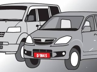 Ilustrasi mobil dinas