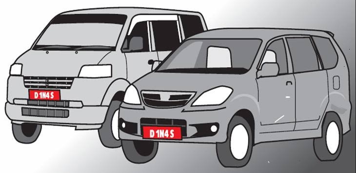 Ilustrasi mobil dinas