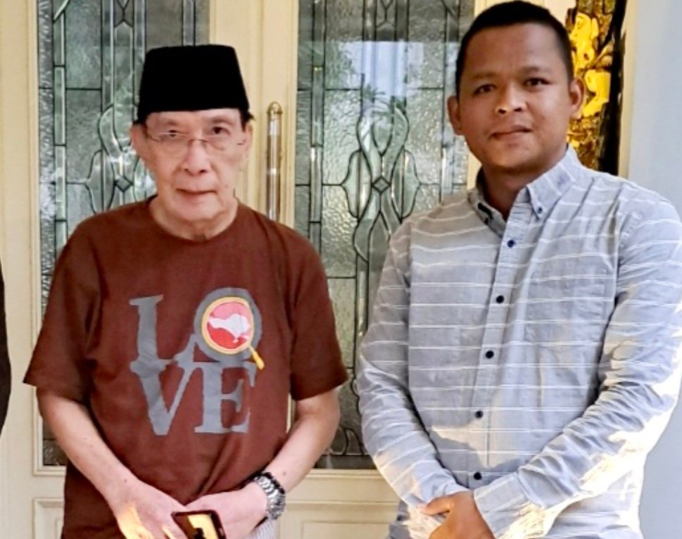 Darlinsah bersama eks Ketua KPK Antasari Azhar.