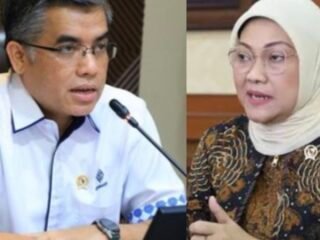 Ida Fauziyah mengundurkan diri dari jabatannya Menaker sejak 30 September 2024 karena akan dilantik sebagai anggota DPR RI periode 2024-2029 pada 1 Oktober 2024, dan pada tanggal 20 Oktober 2024 Yassierli resmi dilantik sebagai Menaker oleh Presiden Prabowo Subianto dalam Kabinet Merah Putih. (dok. Kolase foto)