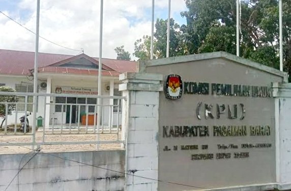 Kantor KPU Kabupaten Pasaman Barat. (dok.antaranews)