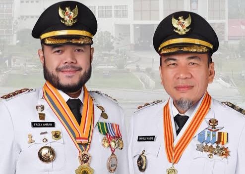 Wali Kota Padang, Fadly Amran dan Wakil Wali Kota Padang, Magius Nasir