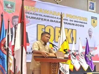 Tanpa Lawan, Khairudin Simanjuntak Dipilih Aklamasi Pimpin FORKI Sumbar