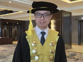 Dr Ariawan Gunadi dikukuhkan sebagai Profesor dalam bidang Hukum Internasional dan Commercial Law pada upacara akademik yang berlangsung di ASEAN University International (AUI), Kuala Lumpur, Malaysia, Jumat (18/7/2025).