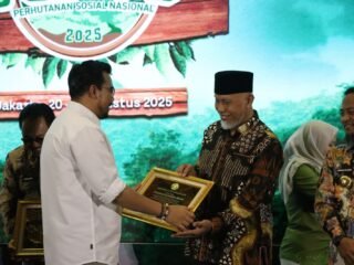 Sumbar Raih Penghargaan Pemerintah Daerah Terbaik di Festival Perhutanan Sosial Nasional 2025