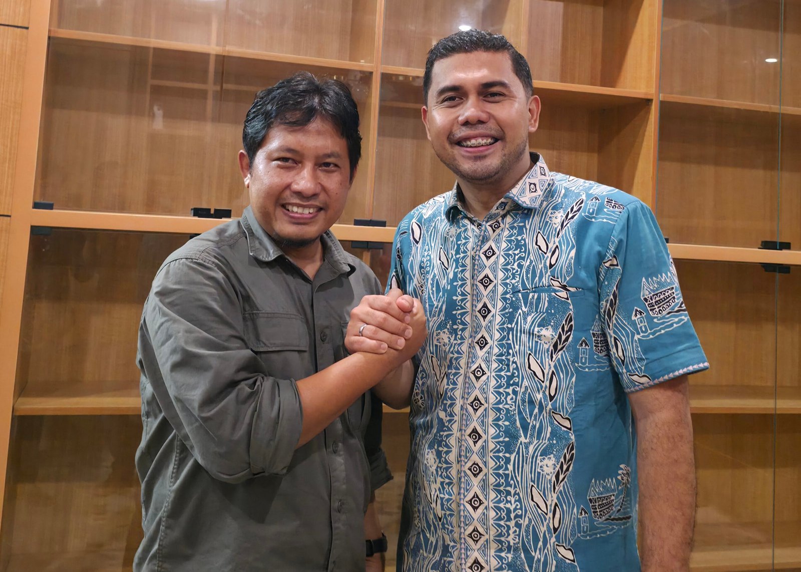 Salam kompak Hamdanus bersama Anandya Dipo