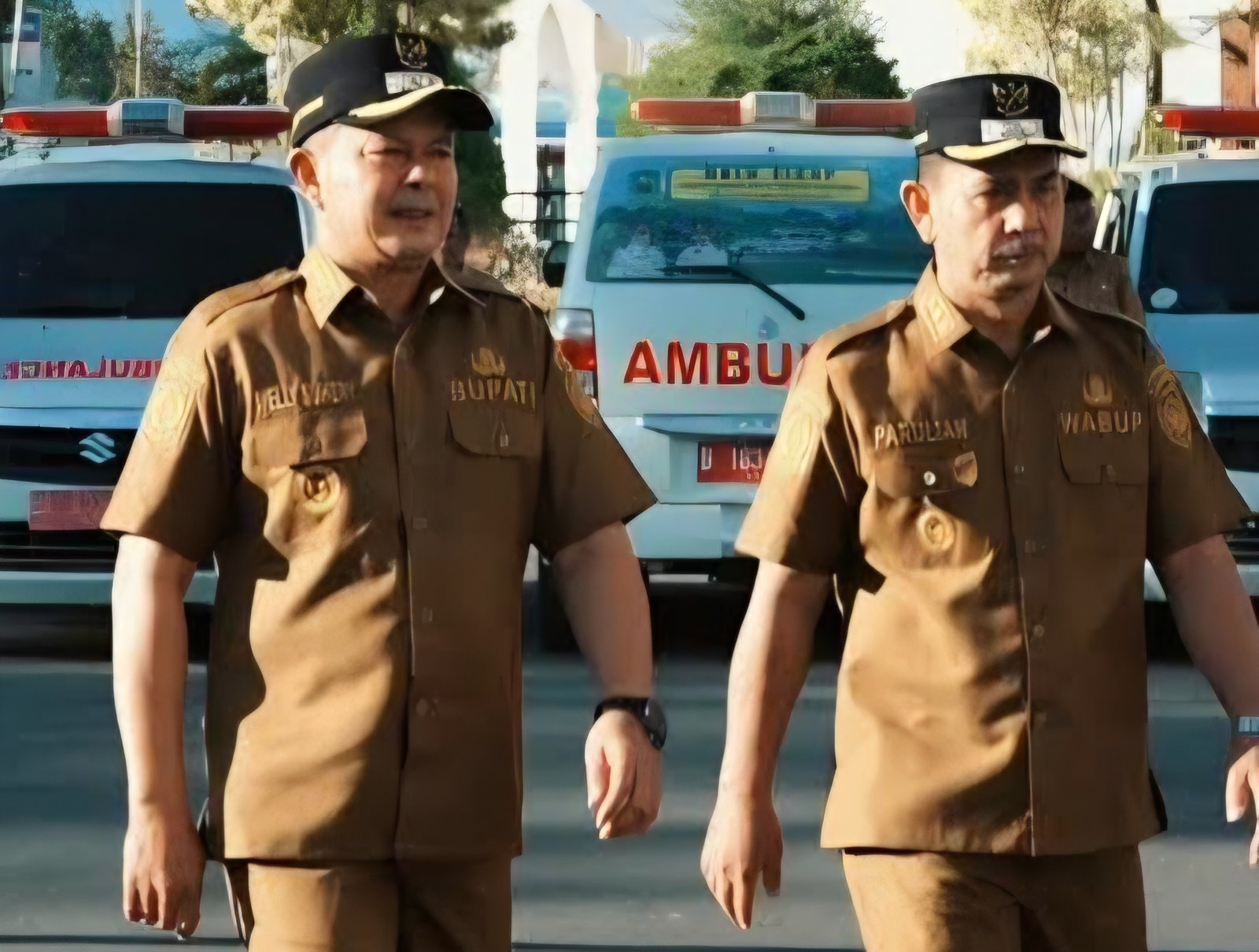 Bupati Pasaman, Welly Suhery dan Wakil Bupati Pasaman Parulian
