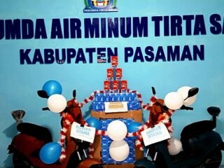 Perayaan Hari Jadi ke-36 Perumda Tirta Saiyo, Berikan Hadiah Motor Listrik dan Doorprize Seru