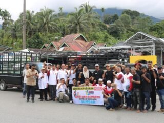 ISMAP Pasaman Salurkan Bantuan Sembako ke Korban Bencana di Agam