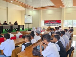 GRANAT SMKN 1 Lubuk Sikaping dan Satbinmas Polres Pasaman Bersatu Bentengi Pelajar dari Bahaya Narkoba