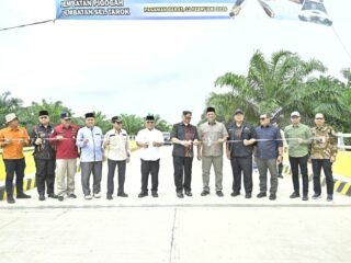 Tiga Jembatan Baru di Pasaman Barat Diresmikan Gubernur, Konektivitas ke Teluk Tapang Makin Kuat dan Lancar