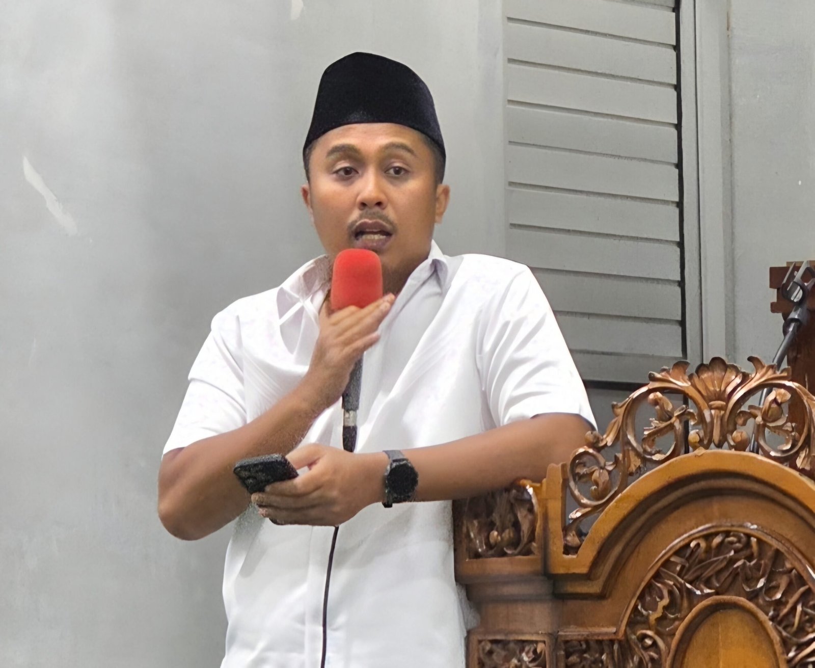 Wakil Gubernur Sumatera Barat, Vasko Ruseimy, Safari Ramadan di Masjid Nurul Huda Tampang, Nagari Durian Tinggi, Lubuk Sikaping, Kabupaten Pasaman, Minggu (22/2/2026).