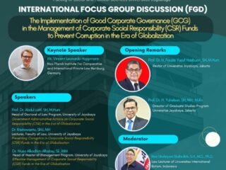 Prof Abdul Latif: Kepastian Hukum Pejabat dan Keberlanjutan Investasi Korporasi Lewat SPBE dan CSR