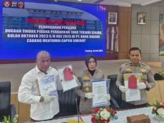 Polda Sumbar Tetapkan 3 Tersangka Kasus Kredit Bank Nagari