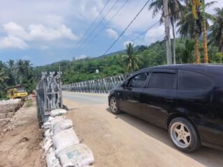 Dana TKD Sumbar Percepat Pemulihan Jembatan Penghubung Tanah Datar–Sijunjung