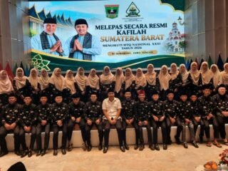 Lepas Kafilah MTQ Nasional, Vasko Targetkan Sumbar Masuk Lima Besar